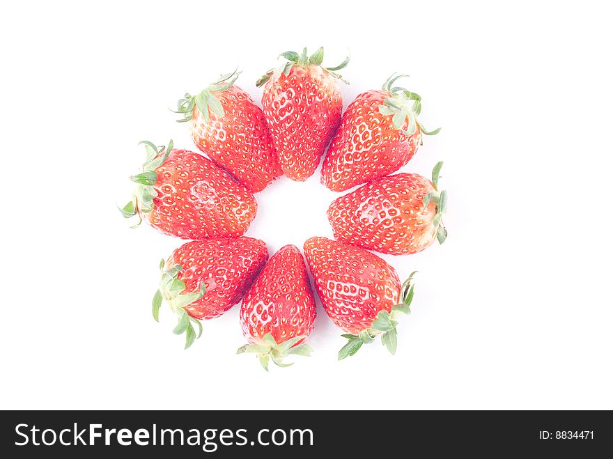 Strawberry Isolated On White