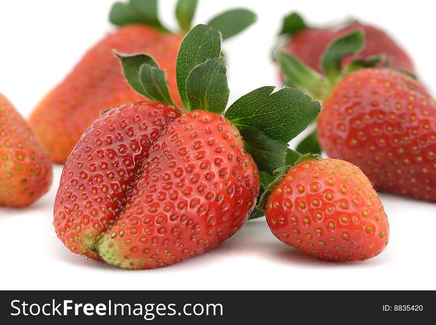 Fresh srawberry. Close-up view.