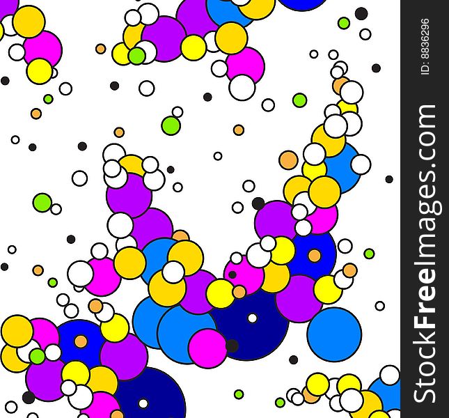 Abstract color texture of bubble. Vector illustration. Abstract color texture of bubble. Vector illustration.