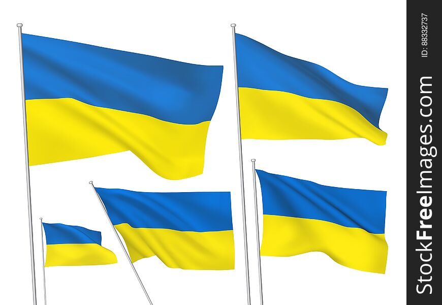 Vector Flags Of Ukraine