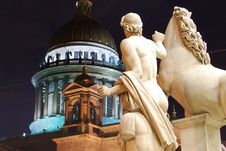 Saint-Petersburg In The Nighttime Royalty Free Stock Photo Saint-Petersburg In The Nighttime Royalty Free Stock Photo