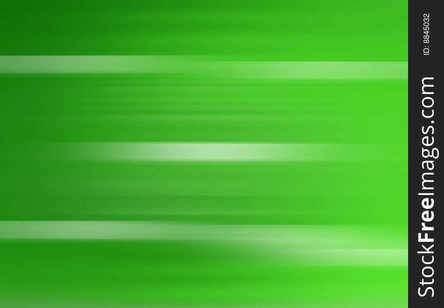 Green background with bright effects. Abstract illustration