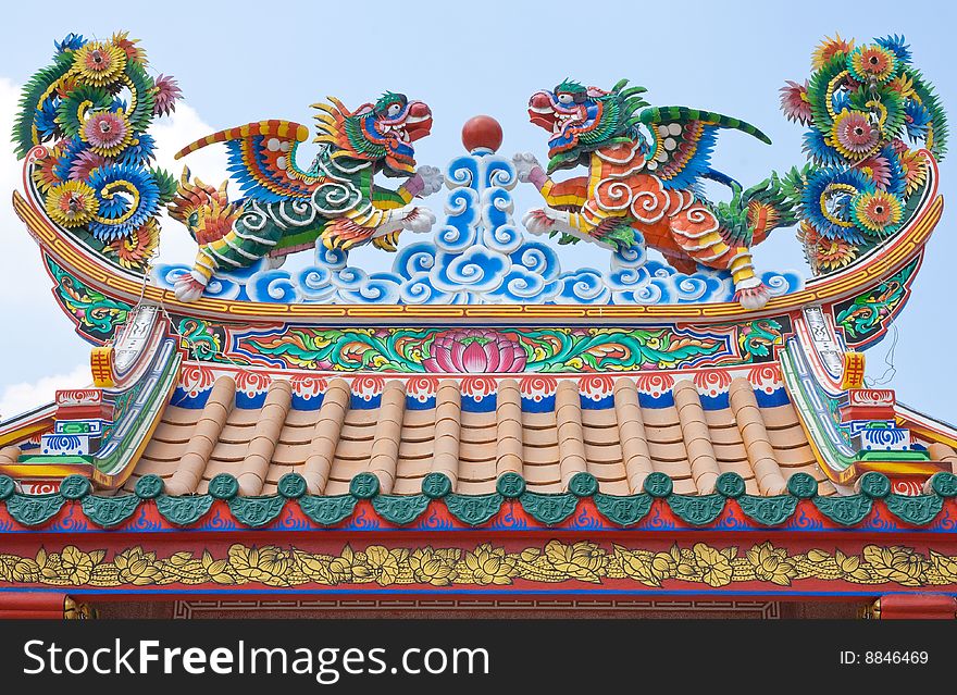 Decoration Of Chinese Style Gate