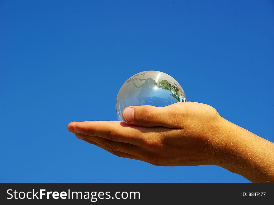 Globe In Hand