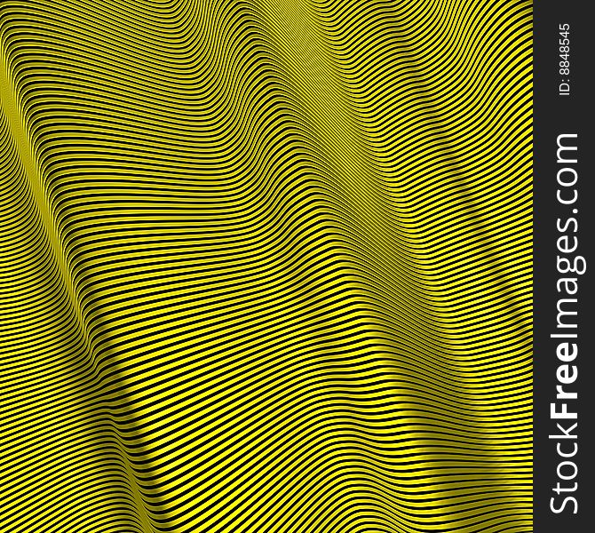Extreme Fine Yellow Strips Background Interference