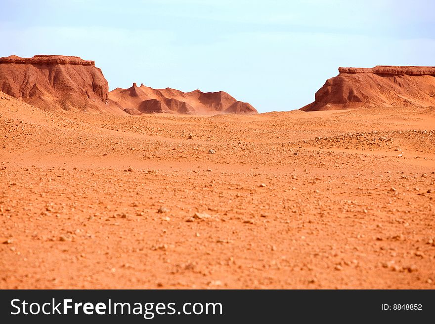 Mountains in area of Akakus, Libya. Mountains in area of Akakus, Libya