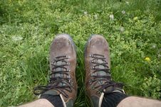 Hiking Boots Royalty Free Stock Image Hiking Boots Royalty Free Stock Image