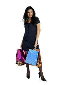 Happy Shopping Woman Stock Photography Happy Shopping Woman Stock Photography