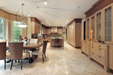 Large Wood Kitchen Stock Images Large Wood Kitchen Stock Images