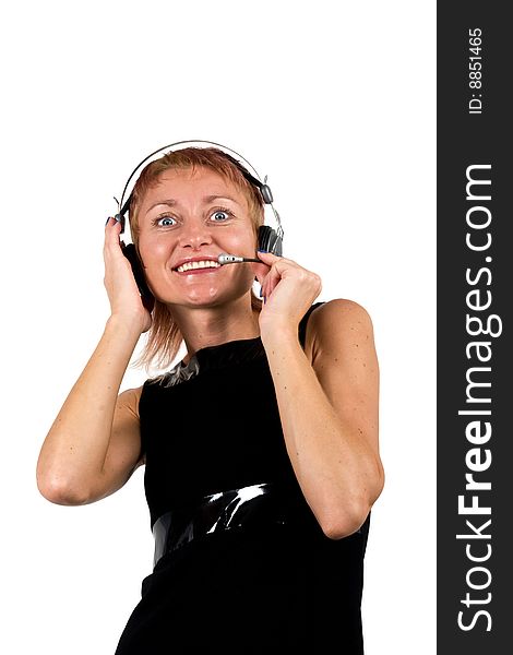 Fashion Girl With Headphones