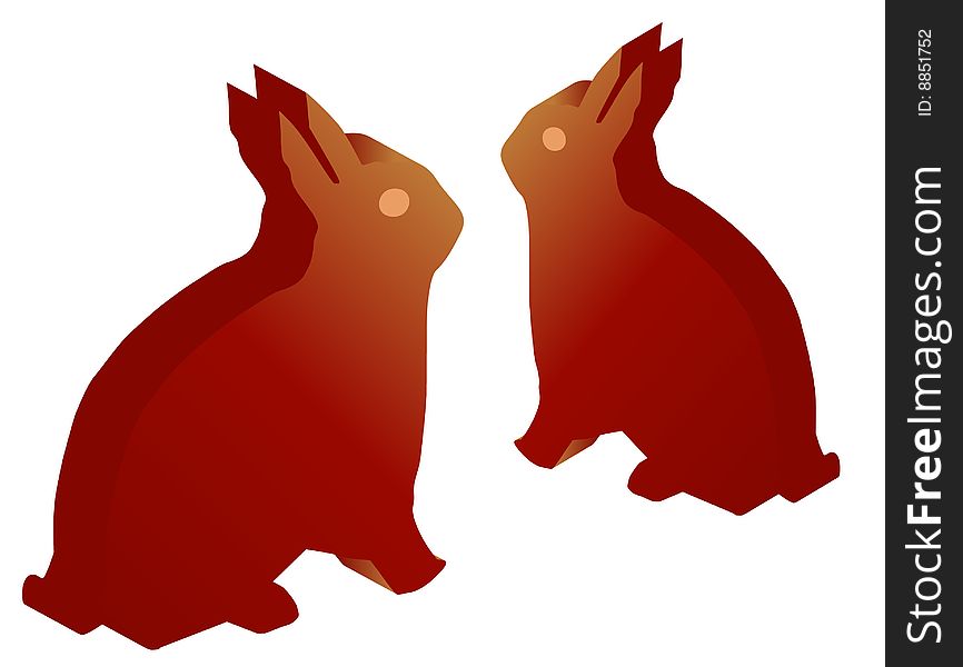 3d Rabbits