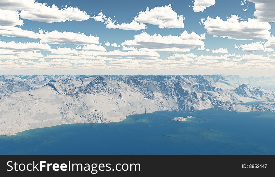 Russian Mountain Landscape