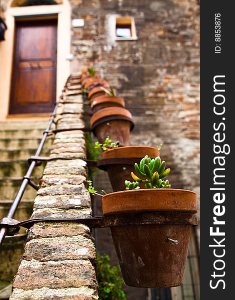 Stone Staircase. Old Italy Series.