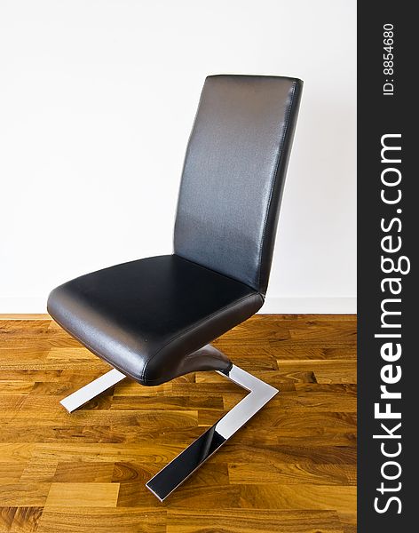 isolated shot of modern designer leather chair. isolated shot of modern designer leather chair