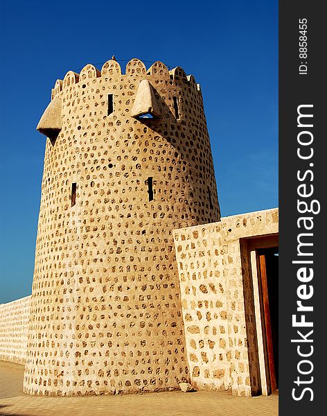 Arabic heritage watchtower in Sharjah. Arabic heritage watchtower in Sharjah.