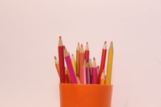 Color Pencils Picture Royalty Free Stock Image