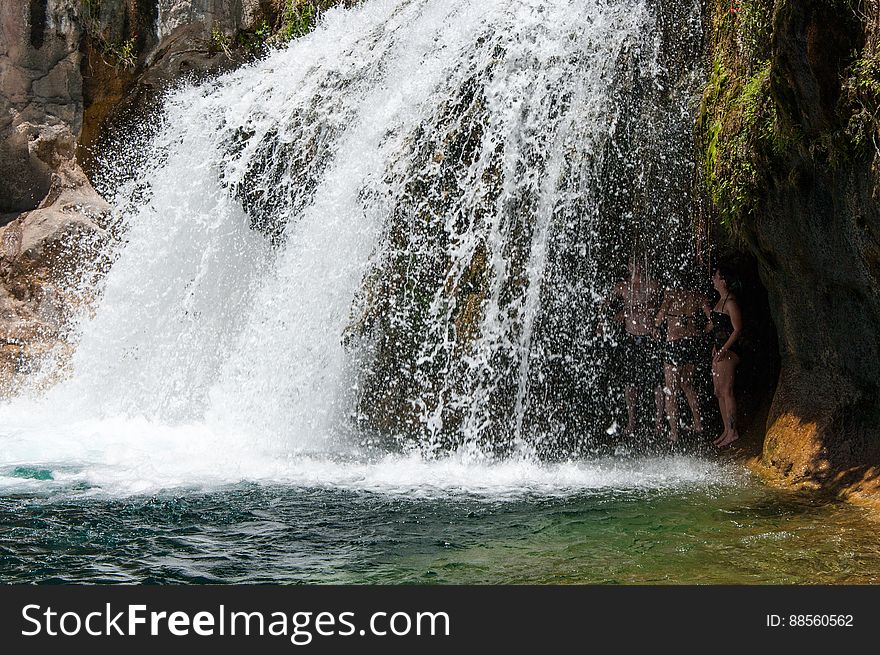 Waterfall Trail On Fossil Creek