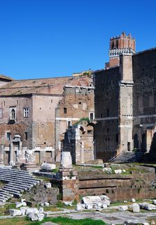 Augustus Forum In Rome (Italy) Stock Image Augustus Forum In Rome (Italy) Stock Image