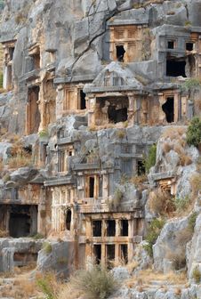 Rock Tombs, Myra, Turkey Stock Photo Rock Tombs, Myra, Turkey Stock Photo