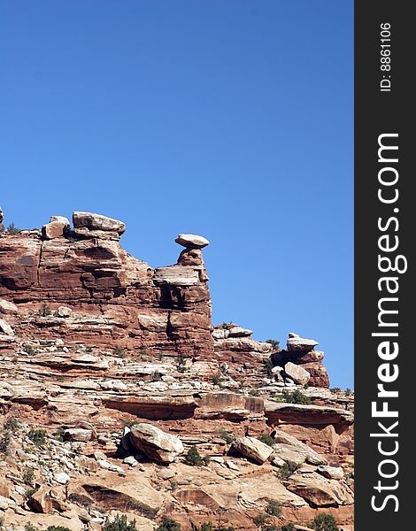 Rock formation in southern utah