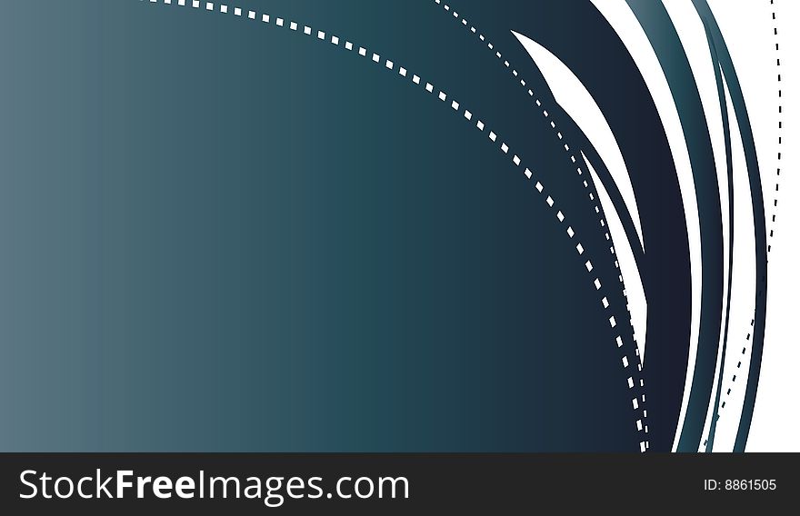 Abstract gradient background with curves. Abstract gradient background with curves