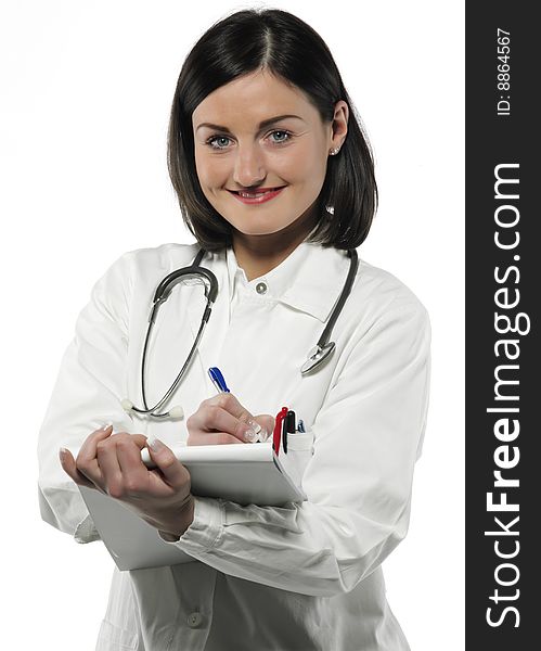 Doctor with book