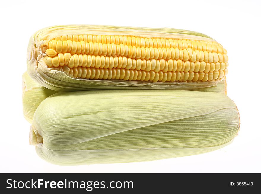 There are some fresh corns