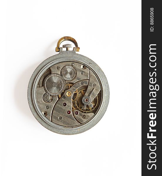 Old watch mechanism