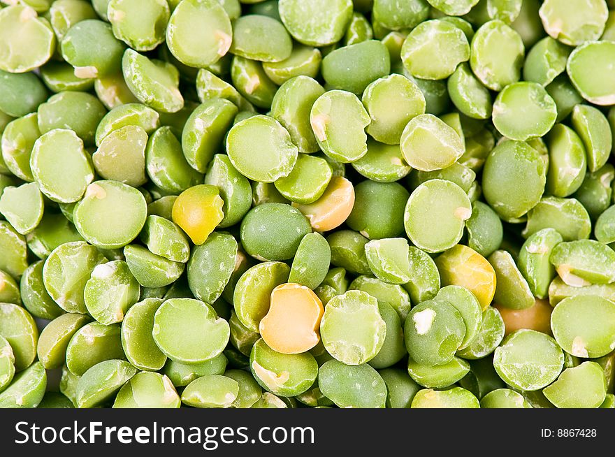 Green peas as a background