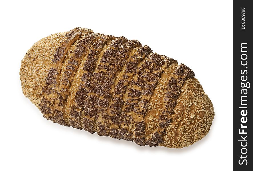 Loaf of bread with sesame