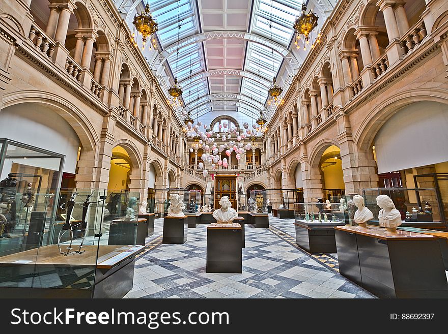 Here is an hdr photograph taken from the Kelvingrove Art Gallery and Museum. Located in Glasgow, Scotland, UK. &#x28;permission was granted for the photograph and the use of a tripod&#x29;