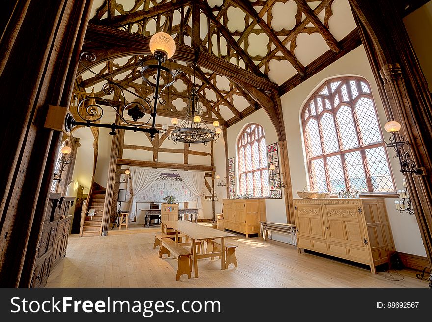 Here is an hdr photograph taken from The Great Hall inside Ordsall Hall. Located in Salford, Greater Manchester, England, UK. Here is an hdr photograph taken from The Great Hall inside Ordsall Hall. Located in Salford, Greater Manchester, England, UK.