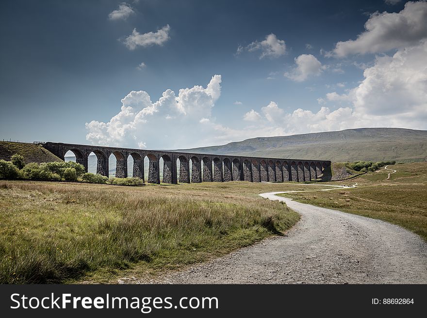 Here is a photograph of Ribblehead Viaduct. Located in Ribblehead, Yorkshire, England, UK.