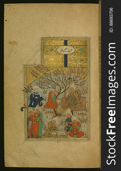 An anonymous decorated and illustrated copy of the collection of poems &#x28;Dīvān&#x29; by Shams al-Dīn Muḥammad Ḥāfiz al-Shīrāzī who flourished in the 7th AH / 14th CE century. The present copy, containing four miniatures, was penned in an elegant nastaʿlīq hand in 946 AH / 1539 CE. See this manuscript page by page at the Walters Art Museum website: art.thewalters.org/viewwoa.aspx?id=19560. An anonymous decorated and illustrated copy of the collection of poems &#x28;Dīvān&#x29; by Shams al-Dīn Muḥammad Ḥāfiz al-Shīrāzī who flourished in the 7th AH / 14th CE century. The present copy, containing four miniatures, was penned in an elegant nastaʿlīq hand in 946 AH / 1539 CE. See this manuscript page by page at the Walters Art Museum website: art.thewalters.org/viewwoa.aspx?id=19560