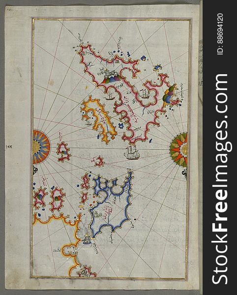 Illuminated Manuscript, The Islands Of Kefalonia &x28;Kefallinia, KafÄlÅ«nye&x29;, Ithaca &x28;Ithaki, SeyÄkÄ«&x29; And Aya