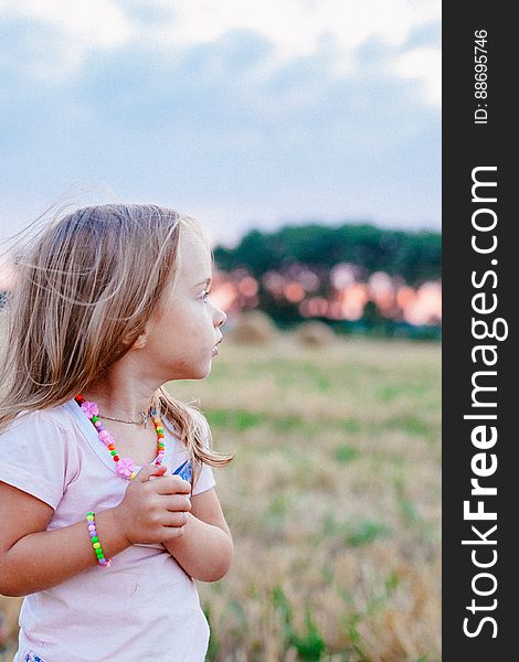 Young Girl In Field