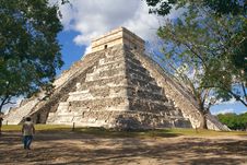 Kukulkan S Pyramid - El Castillo Royalty Free Stock Photos Kukulkan S Pyramid - El Castillo Royalty Free Stock Photos