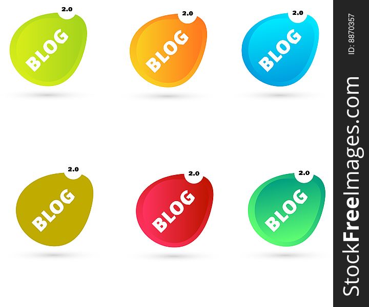 Chat or blog bubbles. vector only. Chat or blog bubbles. vector only