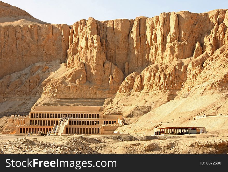 Hatshepsut's temple near the valley of the kings