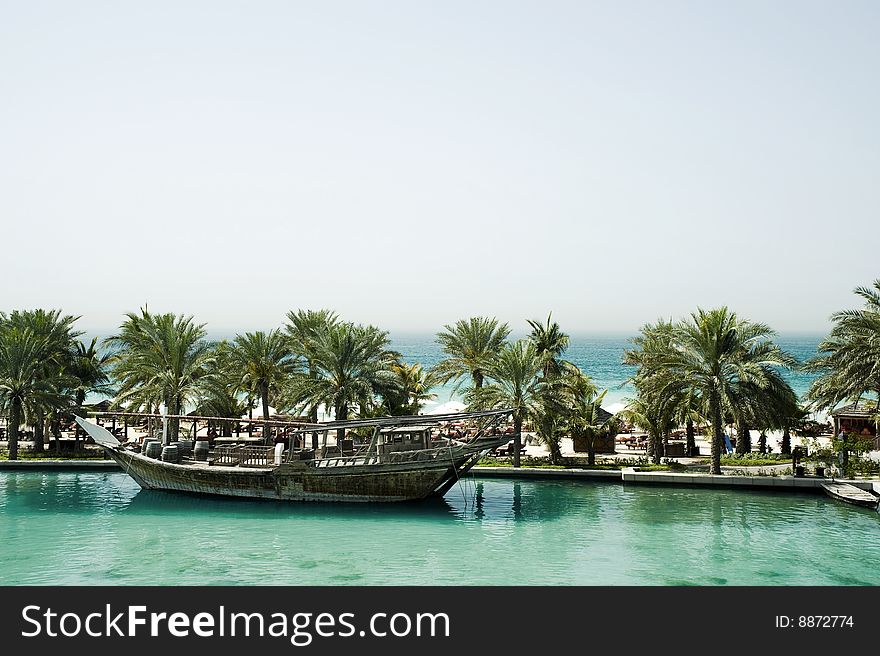 View of the jumeirah coast in dubai