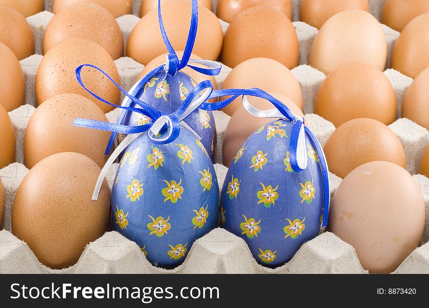 Blue Easter Eggs