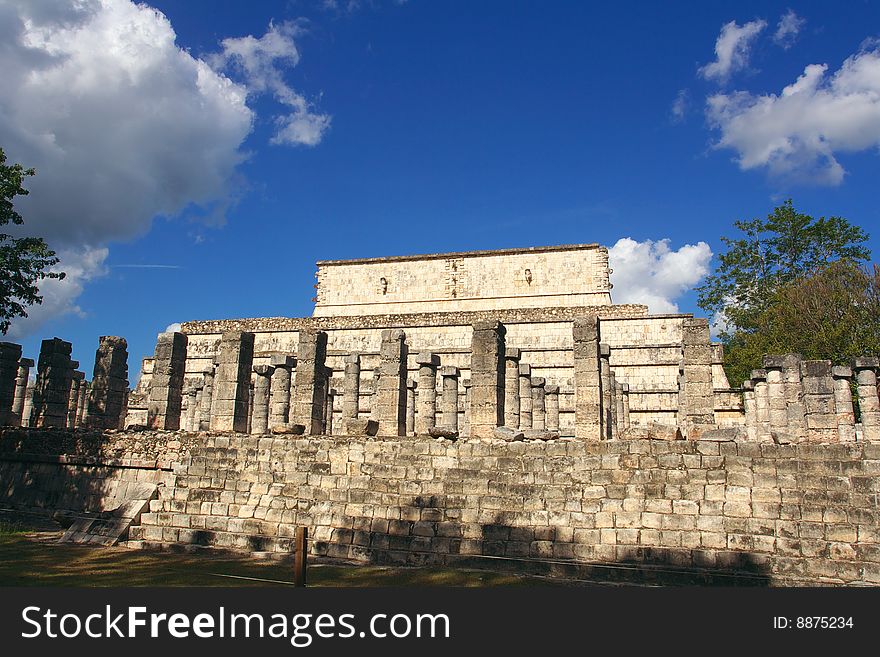 Temple of warriors, Chichen-Itza
maya culture. Temple of warriors, Chichen-Itza
maya culture
