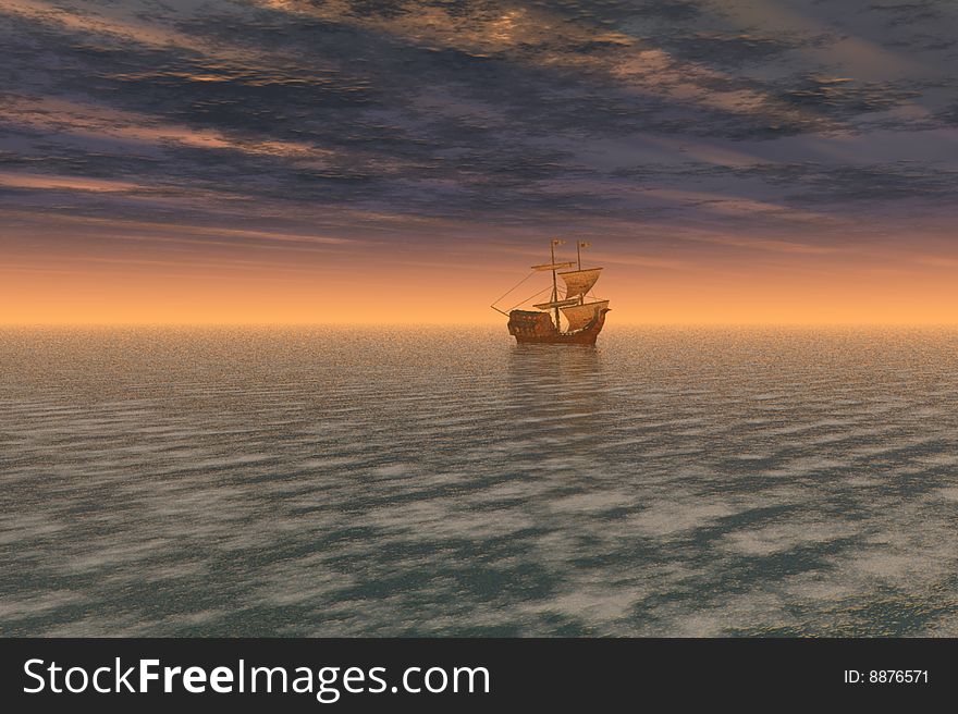 Ship At Sea