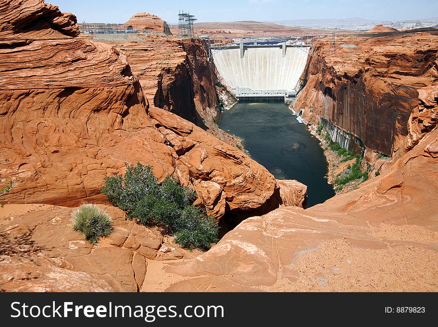 Colorado river in Glen Canyon