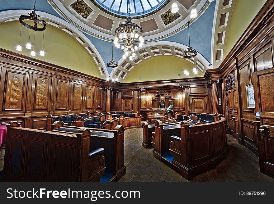 Here is an hdr photograph taken from the Chambers inside Lancaster Town Hall. Located in Lancaster, Lancashire, Lancashire, England, UK. The photograph was taken as part of the Heritage Open Days 2015. &#x28;permission was granted for taking the photograph&#x29;. Here is an hdr photograph taken from the Chambers inside Lancaster Town Hall. Located in Lancaster, Lancashire, Lancashire, England, UK. The photograph was taken as part of the Heritage Open Days 2015. &#x28;permission was granted for taking the photograph&#x29;.