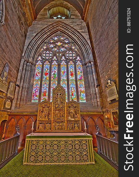 Here is an hdr photograph from St Wilfrid&#x27;s Chapel inside Carlisle Cathedral. Located in Carlisle, Cumbria, England, UK. Here is an hdr photograph from St Wilfrid&#x27;s Chapel inside Carlisle Cathedral. Located in Carlisle, Cumbria, England, UK.