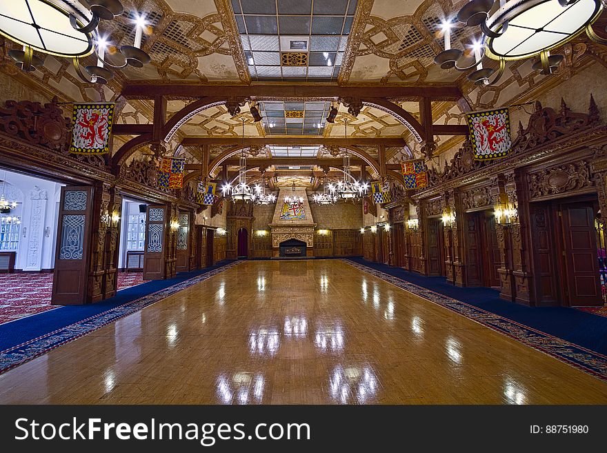 Here is an hdr photograph taken from the Baronial Hall inside The Winter Gardens. Located in Blackpool, Lancashire, England, UK. Here is an hdr photograph taken from the Baronial Hall inside The Winter Gardens. Located in Blackpool, Lancashire, England, UK.