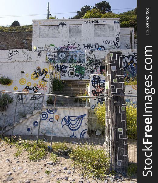 Killiney Bath House, on the coast of ireland