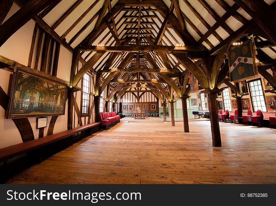 Here is a photograph of The Merchant Adventurers Hall The Great Hall. Located in York, Yorkshire, England, UK. &#x28;permission was given by the administration for photography&#x29;