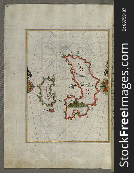 Originally composed in 932 AH / 1525 CE and dedicated to Sultan SÃ¼leyman I &#x28;&quot;The Magnificent&quot;&#x29;, this great work by Piri Reis &#x28;d. 962 AH / 1555 CE&#x29; on navigation was later revised and expanded. The present manuscript, made mostly in the late 11th AH / 17th CE century, is based on the later expanded version with some 240 exquisitely executed maps and portolan charts. They include a world map &#x28;fol.41a&#x29; with the outline of the Americas, as well as coastlines &#x28;bays, capes, peninsulas&#x29;, islands, mountains and cities of the Mediterranean basin and the Black Sea. The work starts with the description of the coastline of Anatolia and the islands of the Aegean Sea, the Peloponnese peninsula and eastern and western coasts of the Adriatic Sea. It then proceeds to describe the western shores of Italy, southern France, Spain, North Africa, Palestine, Israel, Lebanon, Syria, western Anatolia, various islands north of Crete, Sea of Marmara, Bosporus and the Black Sea. It ends with a map of the shores of the the Caspian Sea &#x28;fol.374a&#x29;. See this manuscript page by page at the Walters Art Museum website: art.thewalters.org/viewwoa.aspx?id=19195. Originally composed in 932 AH / 1525 CE and dedicated to Sultan SÃ¼leyman I &#x28;&quot;The Magnificent&quot;&#x29;, this great work by Piri Reis &#x28;d. 962 AH / 1555 CE&#x29; on navigation was later revised and expanded. The present manuscript, made mostly in the late 11th AH / 17th CE century, is based on the later expanded version with some 240 exquisitely executed maps and portolan charts. They include a world map &#x28;fol.41a&#x29; with the outline of the Americas, as well as coastlines &#x28;bays, capes, peninsulas&#x29;, islands, mountains and cities of the Mediterranean basin and the Black Sea. The work starts with the description of the coastline of Anatolia and the islands of the Aegean Sea, the Peloponnese peninsula and eastern and western coasts of the Adriatic Sea. It then proceeds to describe the western shores of Italy, southern France, Spain, North Africa, Palestine, Israel, Lebanon, Syria, western Anatolia, various islands north of Crete, Sea of Marmara, Bosporus and the Black Sea. It ends with a map of the shores of the the Caspian Sea &#x28;fol.374a&#x29;. See this manuscript page by page at the Walters Art Museum website: art.thewalters.org/viewwoa.aspx?id=19195